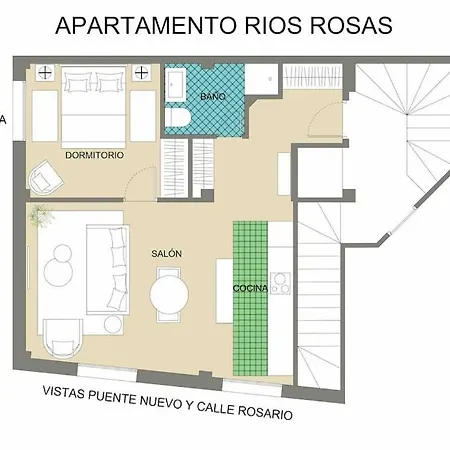 Apartamento Rios Rosas - Fusion Ronda